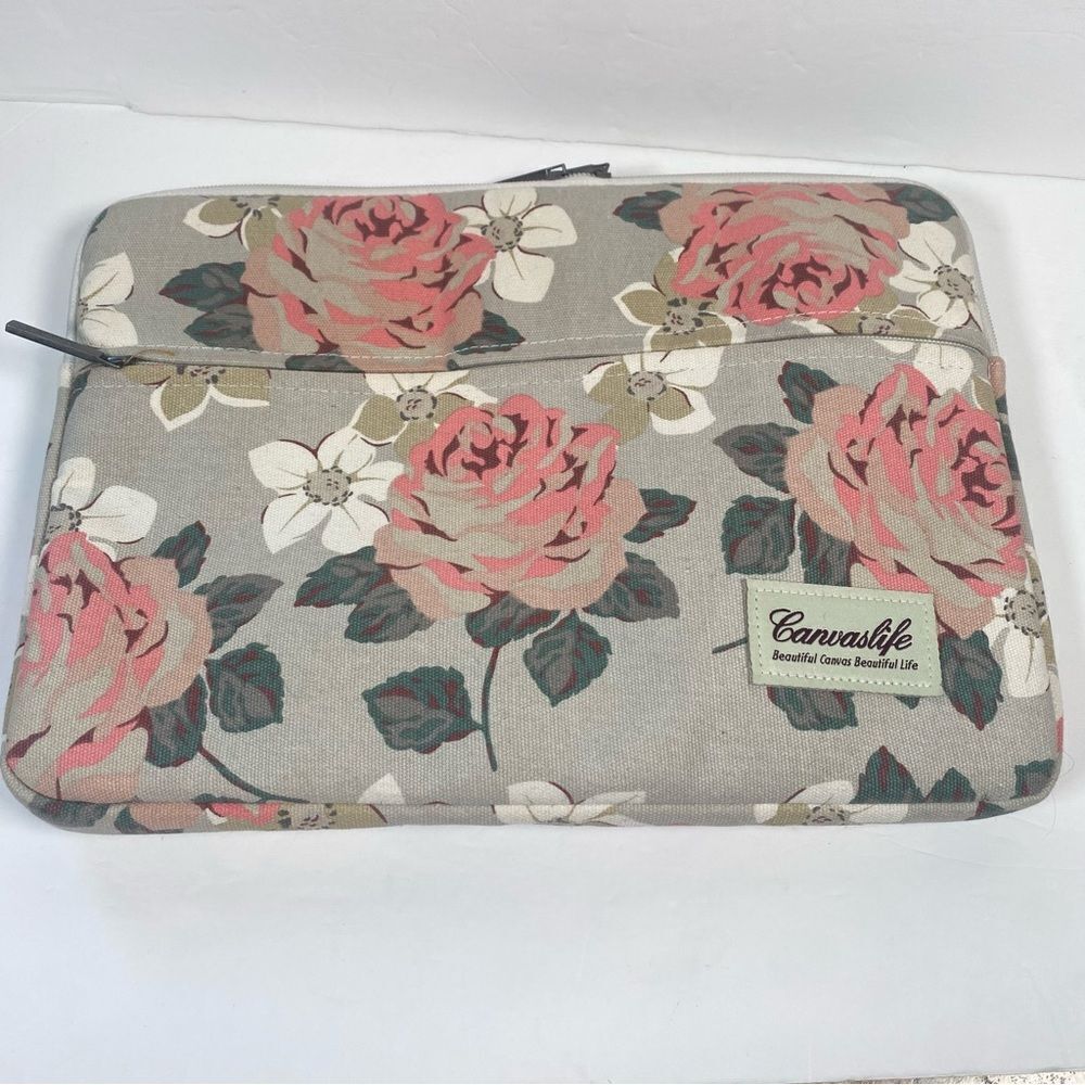 Canvaslife Floral Padded Laptop Bag
